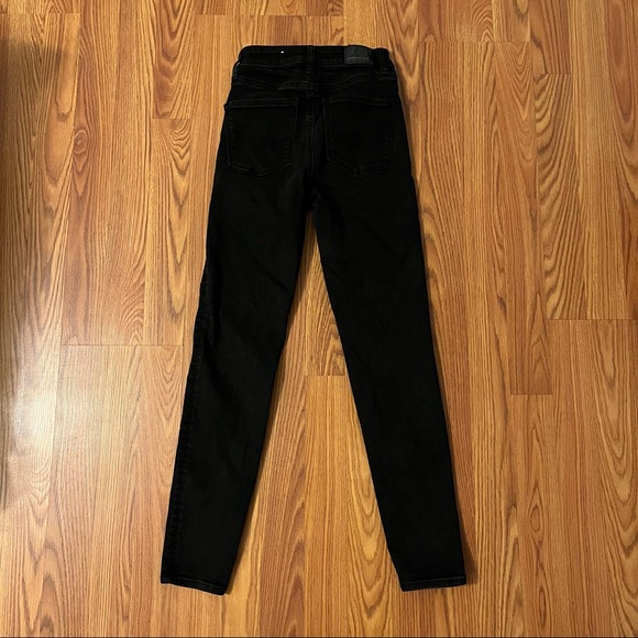 AE Ne(x)t Level Highest Waist Jegging in Onyx Black - Picture 4 of 10